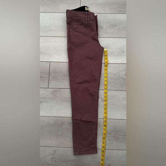 EUC Democracy “Ab technology ” Mauve Skinny Jeans Size 6 - Picture 7 of 7